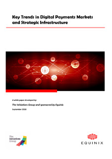 Key Trends in Digital Payments Markets and Strategic Infrastructure