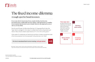 The Fixed Income Dilemma