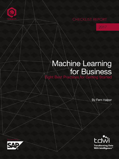 Machine Learning for Business: Eight Best Practices for Getting Started
