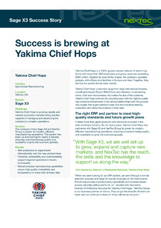 Success Is Brewing at Yakima Chief Hops