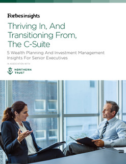 Thriving In, And Transitioning From, The C-Suite