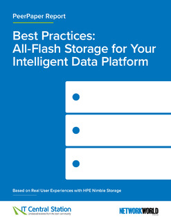 PeerPaper Report – Best Practices: All-Flash Storage for Your Intelligent Data Platform