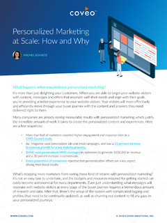 Personalized Marketing at Scale: How and Why