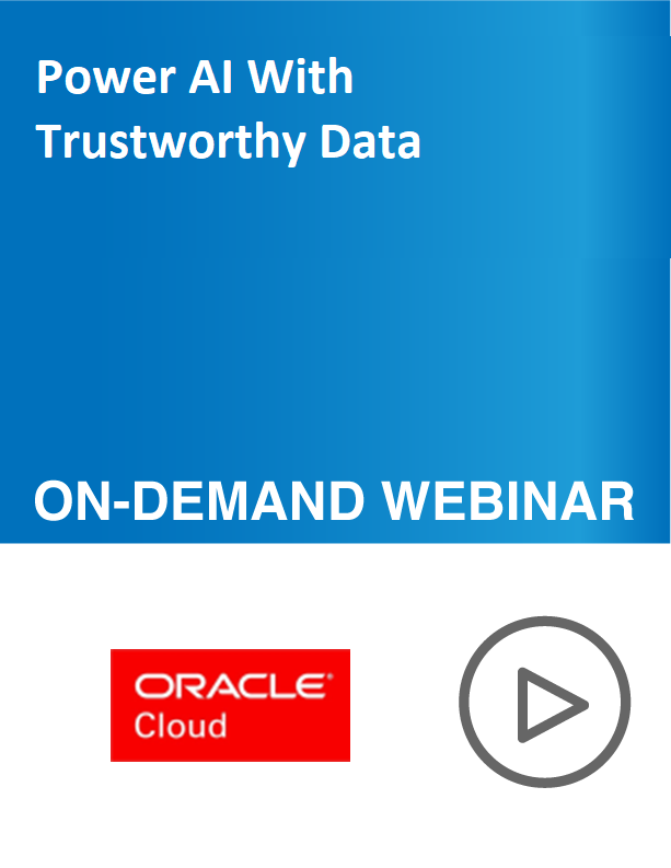 Power AI With Trustworthy Data
