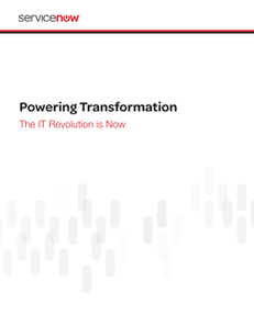 Powering Transformation  The IT Revolution Is Now