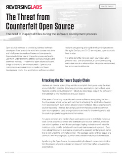 The Threat from  Counterfeit Open Source
