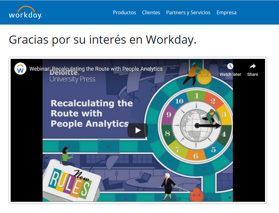 Recalcular la ruta con people analytics