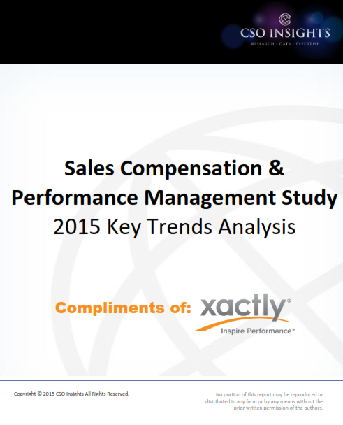 Sales Compensation & Performance Management Study
