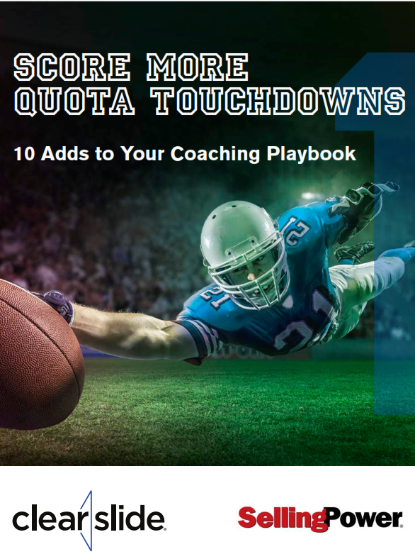 Score More Quota Touchdowns:  10 Adds to Your Coaching Playbook
