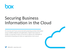 Securing Business Info in the Cloud eBook