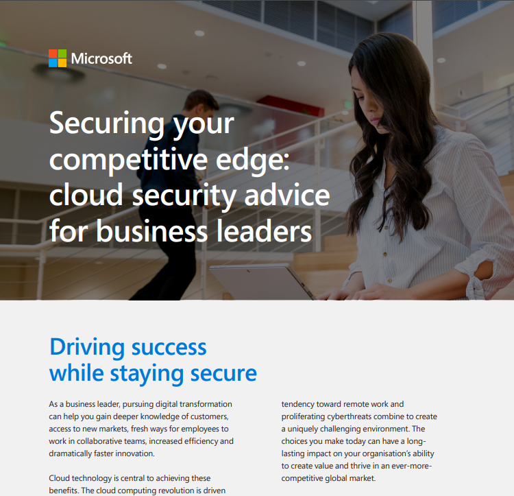 Securing Your Competitive Edge: Cloud Security Advice for Business Leaders