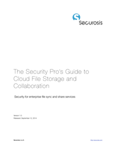 The Security Pro’s Guide to Cloud File Storage and Collaboration