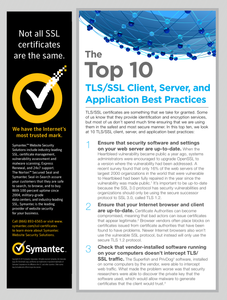 The Top 10 TSL/SSL Client, Server, and Application Best Practices