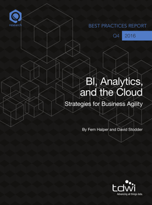 TDWI: BI, Analytics, and the Cloud: Strategies for Business Agility