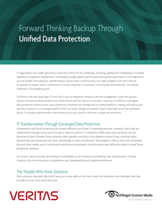 Forward Thinking Backup Through Unified Data Protection