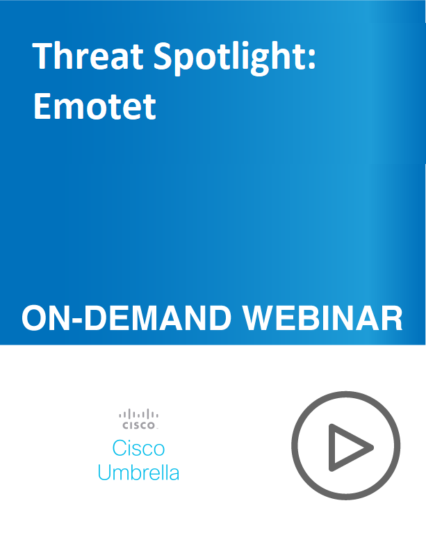 Threat Spotlight: Emotet