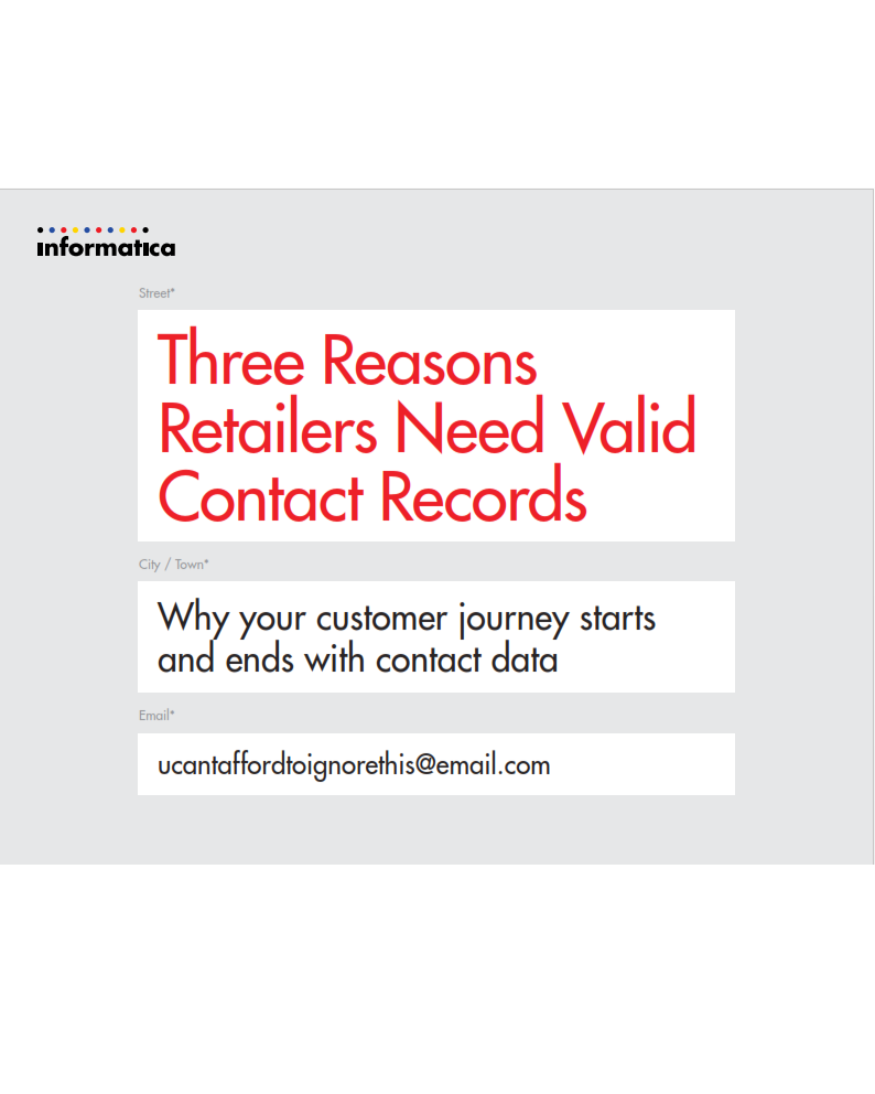 3 Reasons Retailers Need Valid Contact Data