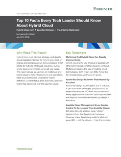 Top 10 Facts Every Tech Leader Should Know About Hybrid Cloud