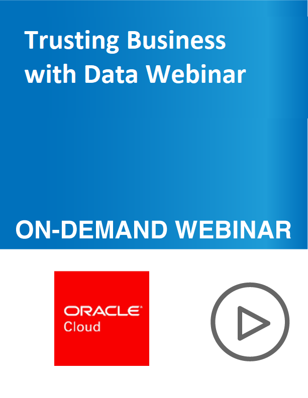 Trusting Business with Data Webinar
