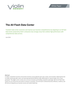 The All Flash Datacenter