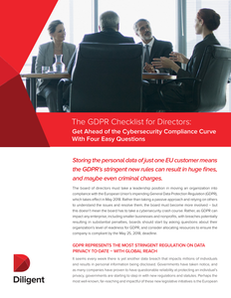 The GDPR Readiness Checklist for Directors