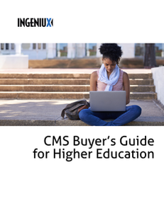 CMS Buyer’s Guide for Higher Education