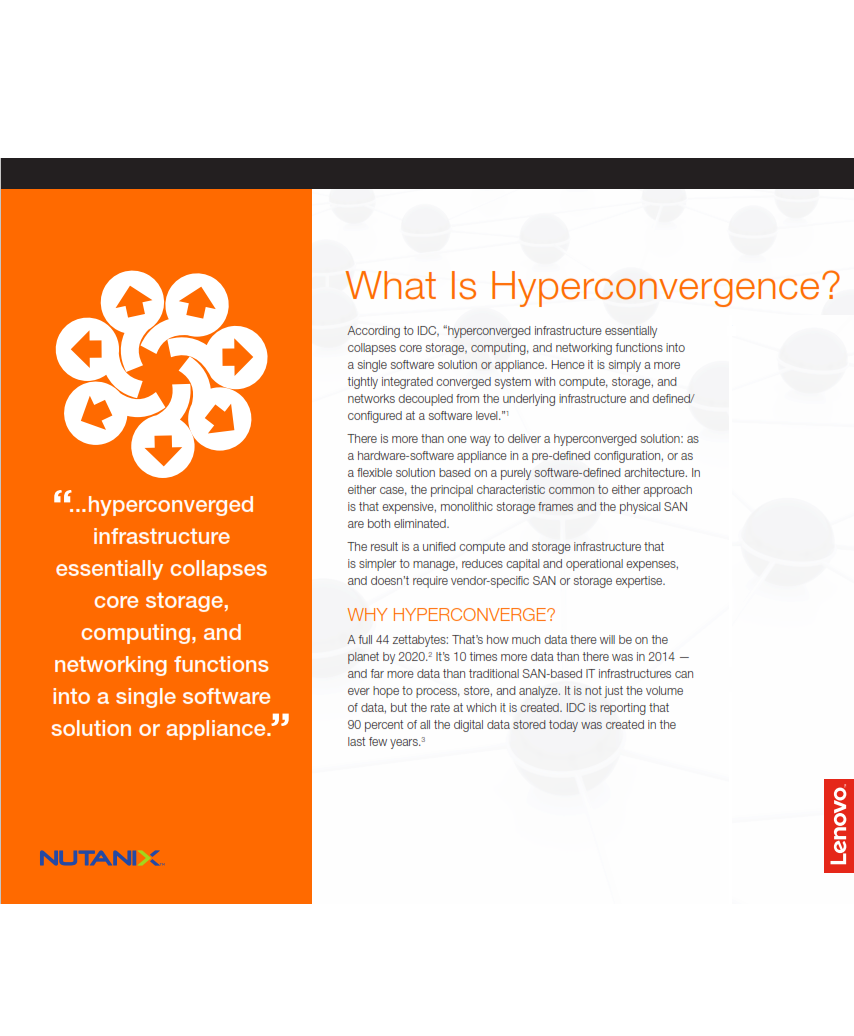 What is Hyperconvergence?