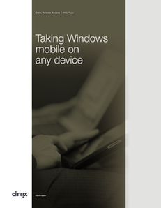 Taking Windows Mobile On Any Device