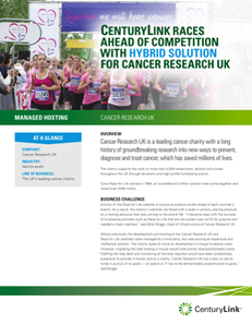 CenturyLink Races Ahead of Competition with Hybrid Solution for Cancer Research UK