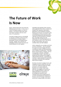 The Future of Work is Now