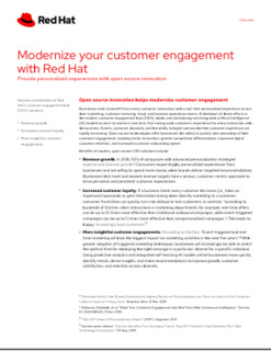 Modernize Your Customer Engagement with Red Hat