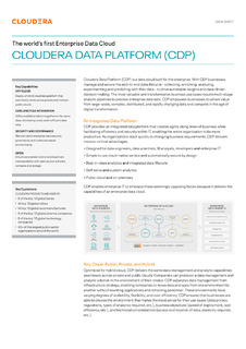 Cloudera Data Platform