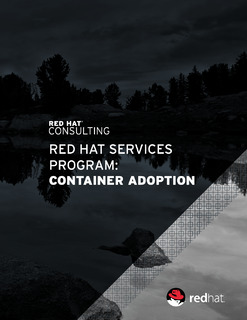 Red Hat Services Solution: Container Adoption Program