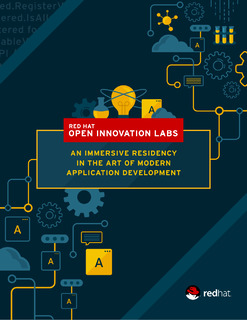 Red Hat Open Innovation Labs: An Immersive Residency in the Art of Modern Application Development