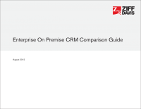 Enterprise On-premise CRM Comparison Guide