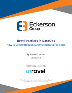 Eckerson Group Report – Best Practices in DataOps, How to Create Robust, Automated Data Pipelines