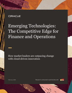 Emerging Technologies: The Competitive Edge for Finance and Operations