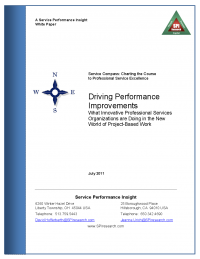 What Innovative Professional Services Organizations are Doing in the New World of Project-Based Work