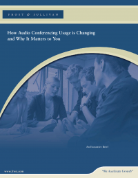 How Audio Conferencing Usage is Changing and Why It Matters to You