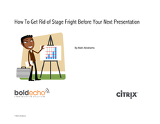 How to Get Rid of Stage Fright Before Your Next Presentation