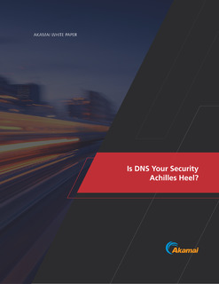 Is DNS Your Security Achilles Heel?