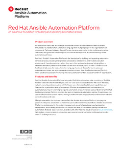 Red Hat Ansible Automation Platform