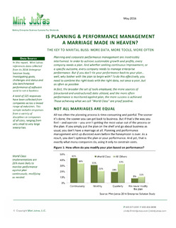 Is Planning & Performance Management a Marriage Made in Heaven?