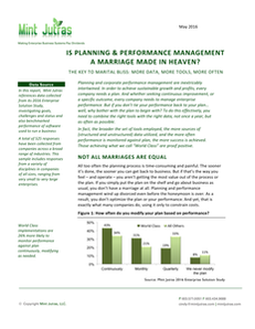 Is Planning & Performance Management a Marriage Made in Heaven?