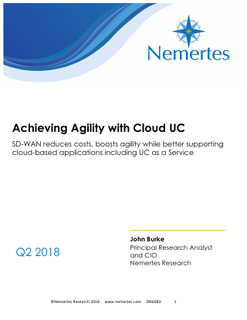 Nemertes Research – Achieving Agility with Cloud UC