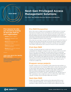 Next-Gen Privileged Access Management Solutions