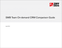 SMB On-premise CRM Comparison Guide