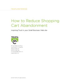 Reduce Shopping Cart Abandonment