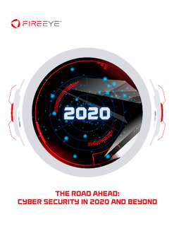 Security Predictions Reports: The Road Ahead: Cyber Security in 2020 and Beyond