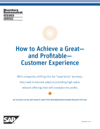 How to Achieve a Great”and Profitable”Customer Experience